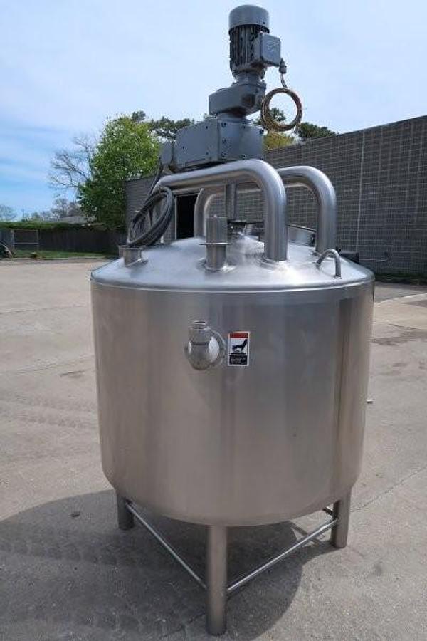 Used 200 Gallon Walker 316SS Dual Motion Mix Kettle, 75PSI Jacket