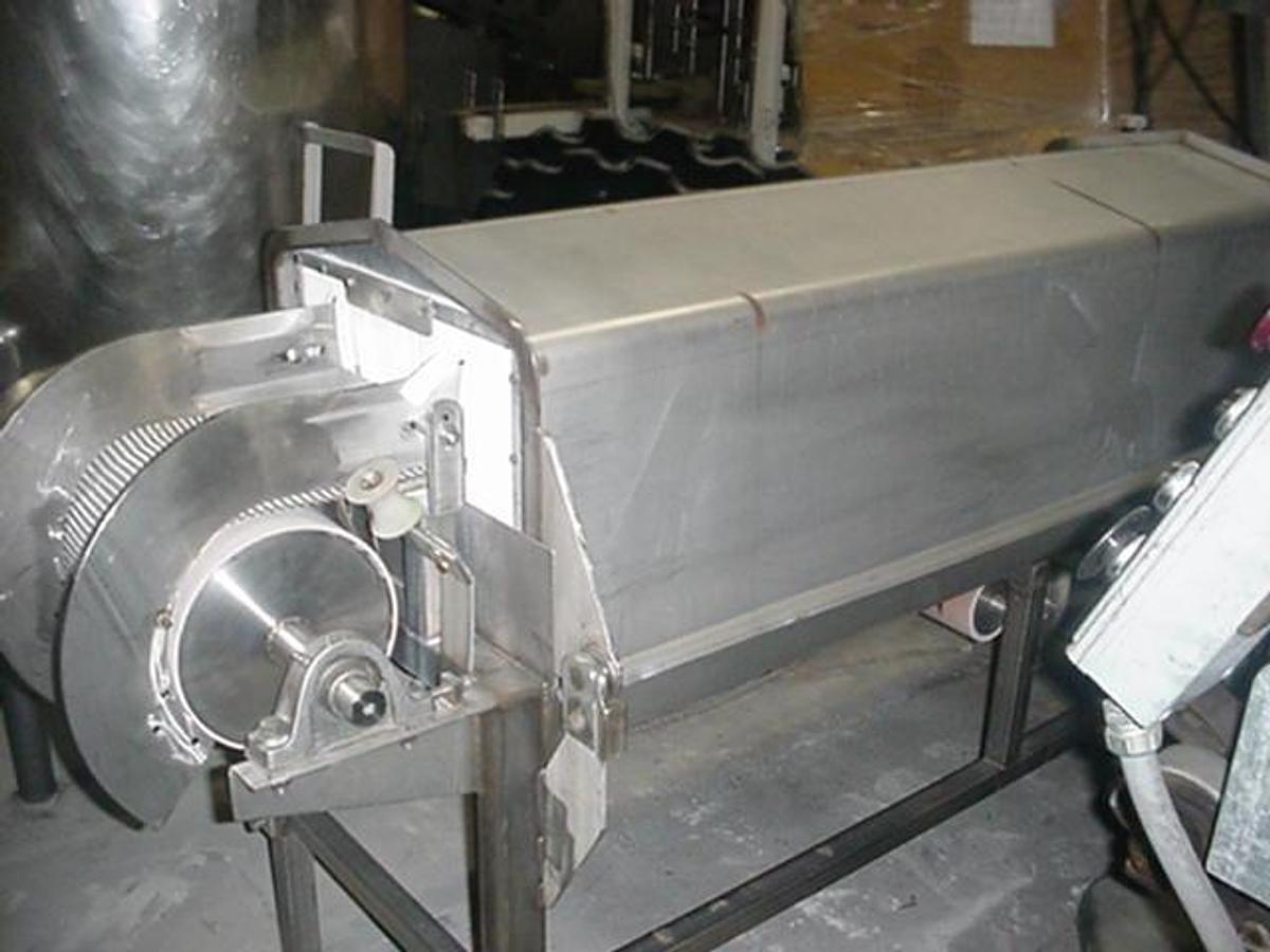 Used Stainless Steel Tunnel, 12″ Wide X 60″ Long