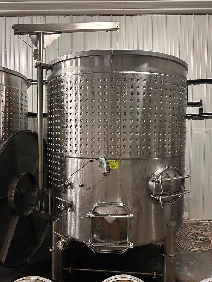 Used Miscellaneous Jacketed Vertical Wine Tanks, 19 Available