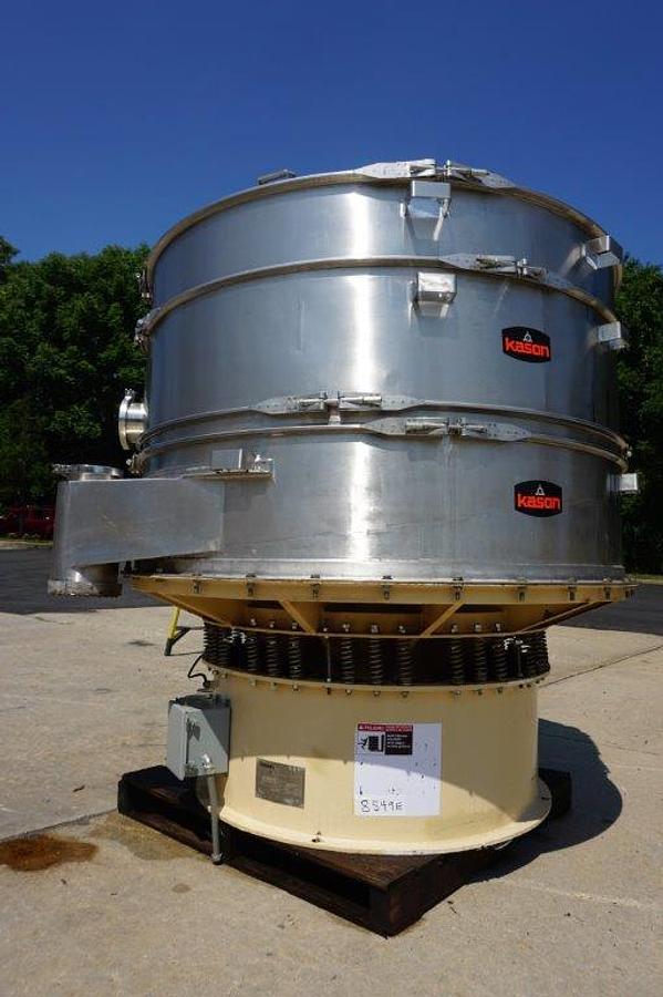 Used Kason 72 In. Diameter Stainless Steel Double Deck Screener