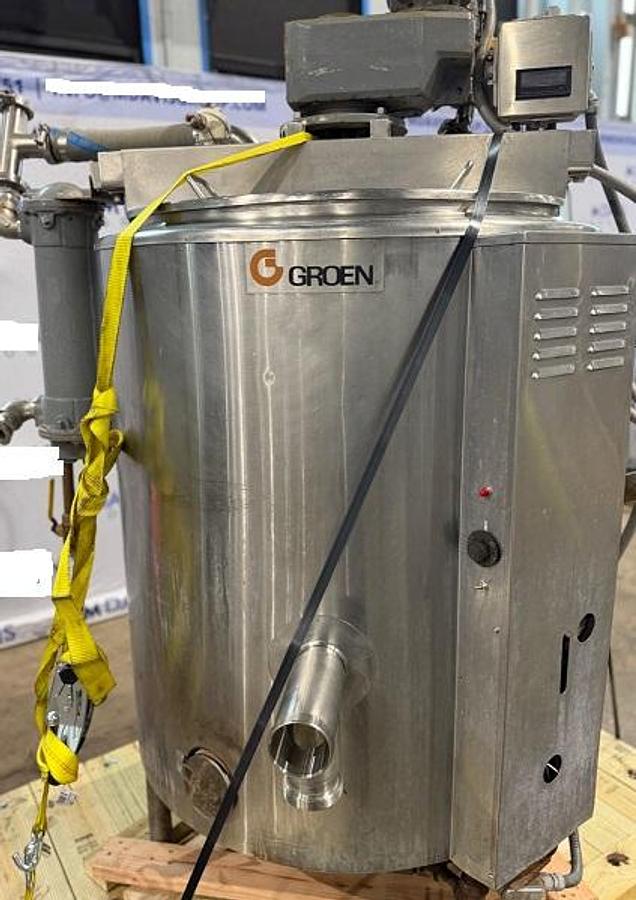 Used Groen 80 Gallon Jacketed Gas Fired Kettle