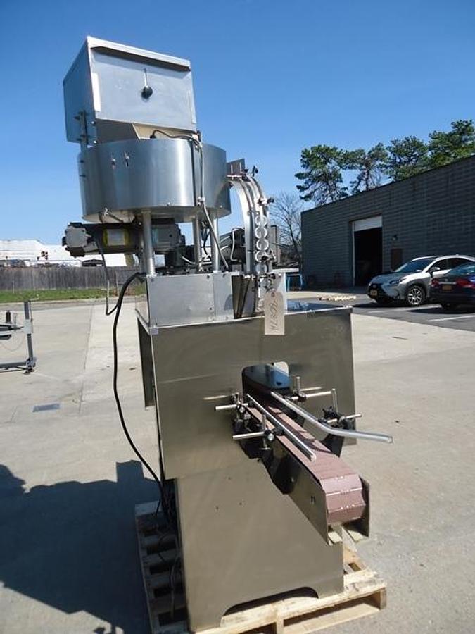 Used Kaps-All G-A Six Spindle Capper, Stainless Steel