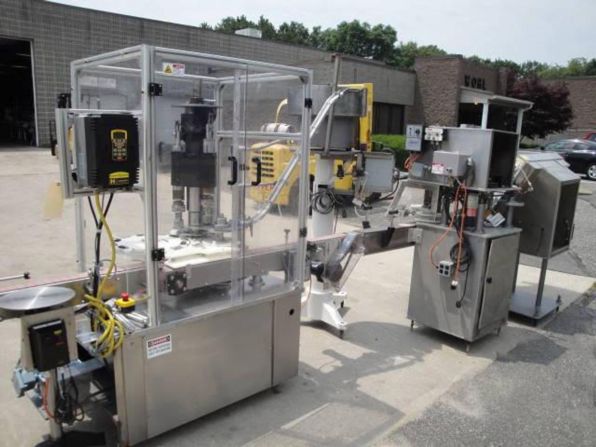 Used Anderson Pump Placing And Screw Capping System, Nasal Spray