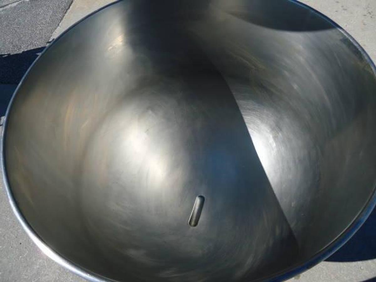 Used 80 Gallon Groen Stainless Steel Jacketed Hemispherical Kettle