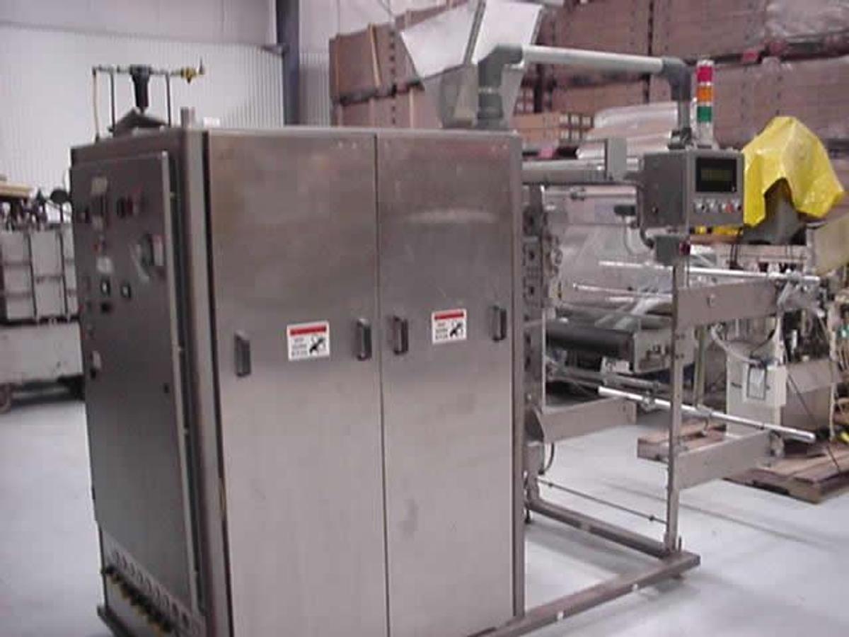 Used WRAP-ADE 12″ STRIP PACKAGING MACHINE, 6 Lane