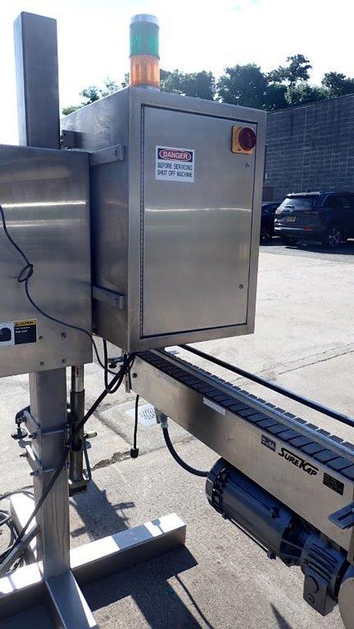 Used Axon EZ-300 Sleever/Bander, Stainless