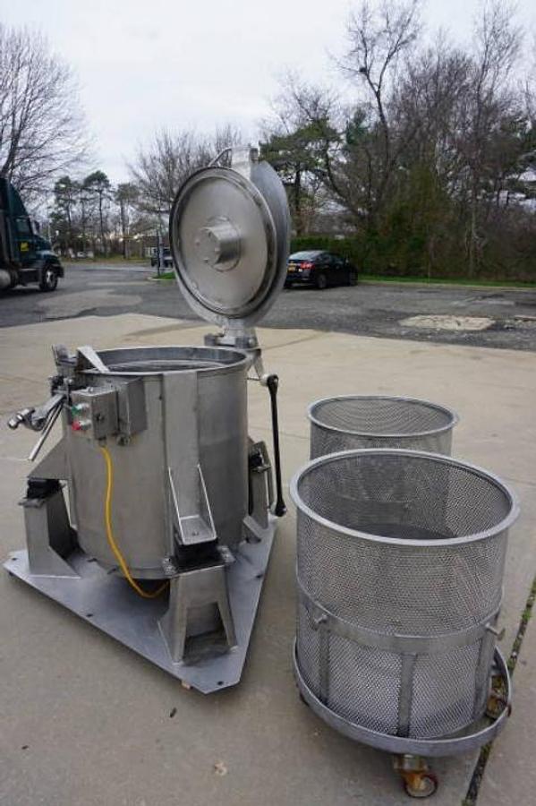 Used Brothers Legrow 200 Lb. SS Centrifugal Vegetable Spin Dryer