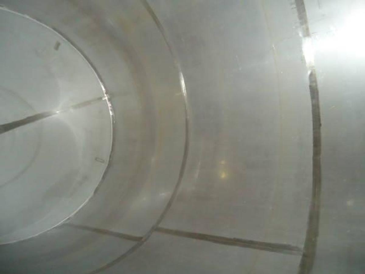 Used 3,800 Gallon Zero Manufacturing Stainless Vertical Closed Tanks (2)