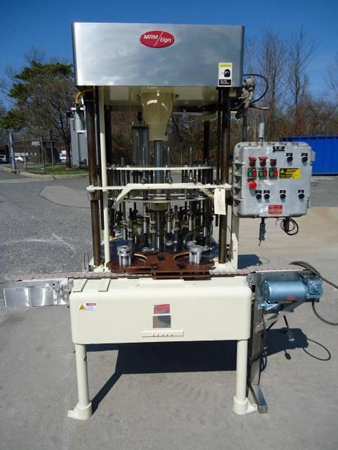 Used Mrm/Elgin 16 Spout Rotary Liquid Filler, Explosion Proof