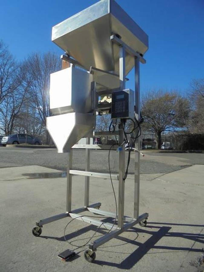 Used Single Head Weigh Scale Filler, Stainless Steel