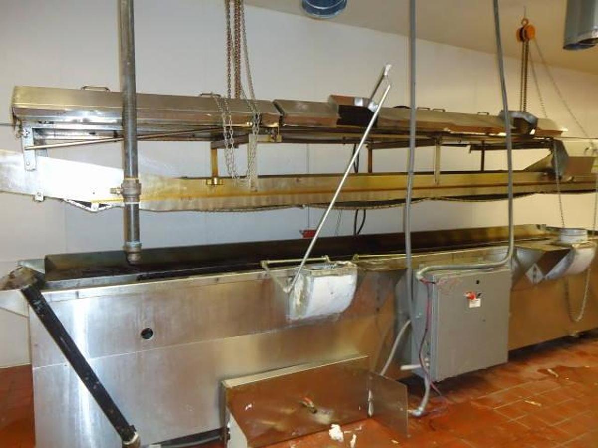 Used Mastermatic/Pitco Gas Fired Continuous Belt Fryer
