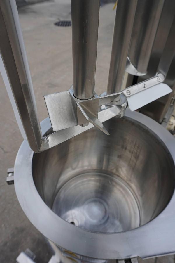 Used Fryma VME-20 316L SS Homogenizing/De-Aeration Mixer