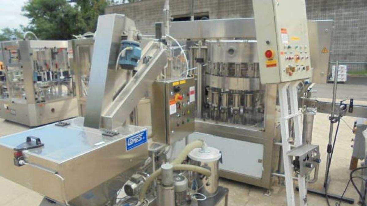 Used GAI Wine Bottling Line, 60 Per Minute