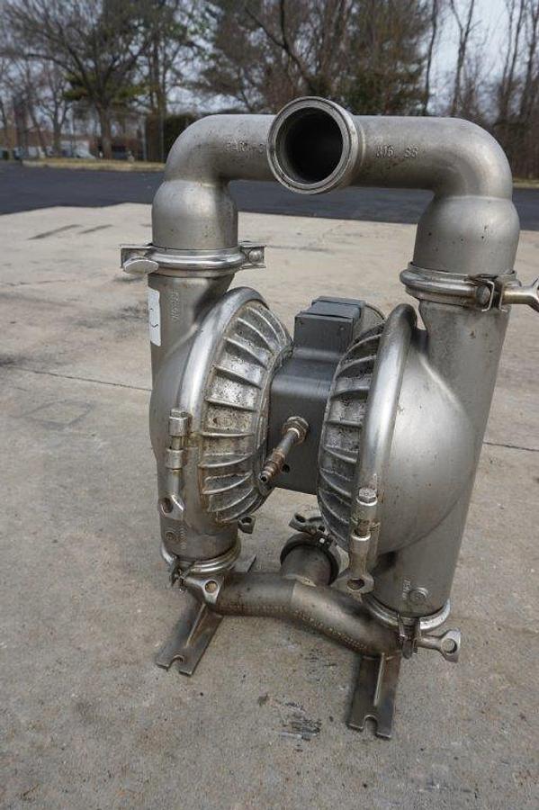 Used Wilden M8 Air Operated Double Diaphragm Pump, 316 SS