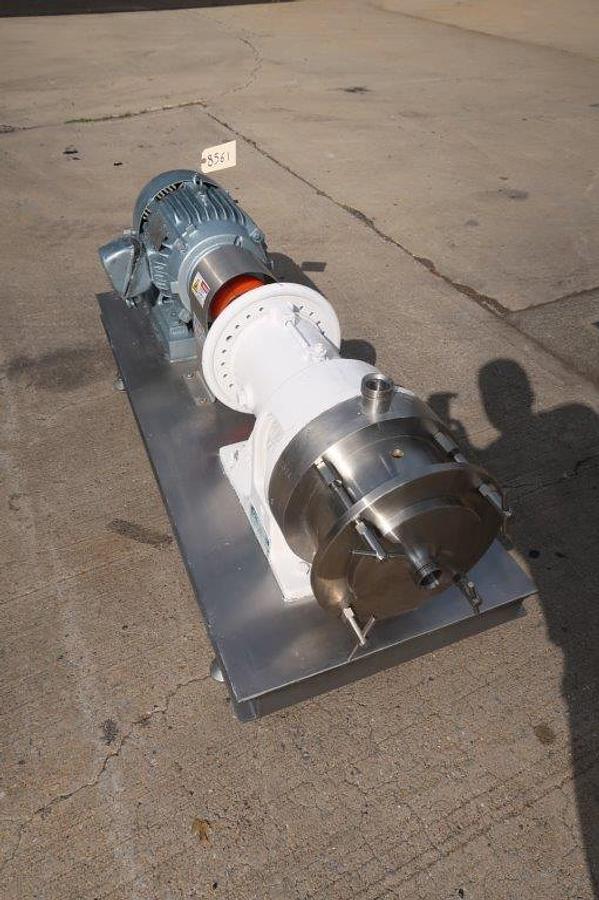 Used Charlotte SD-20 Stainless Steel Inline Colloid Mill, 20 HP