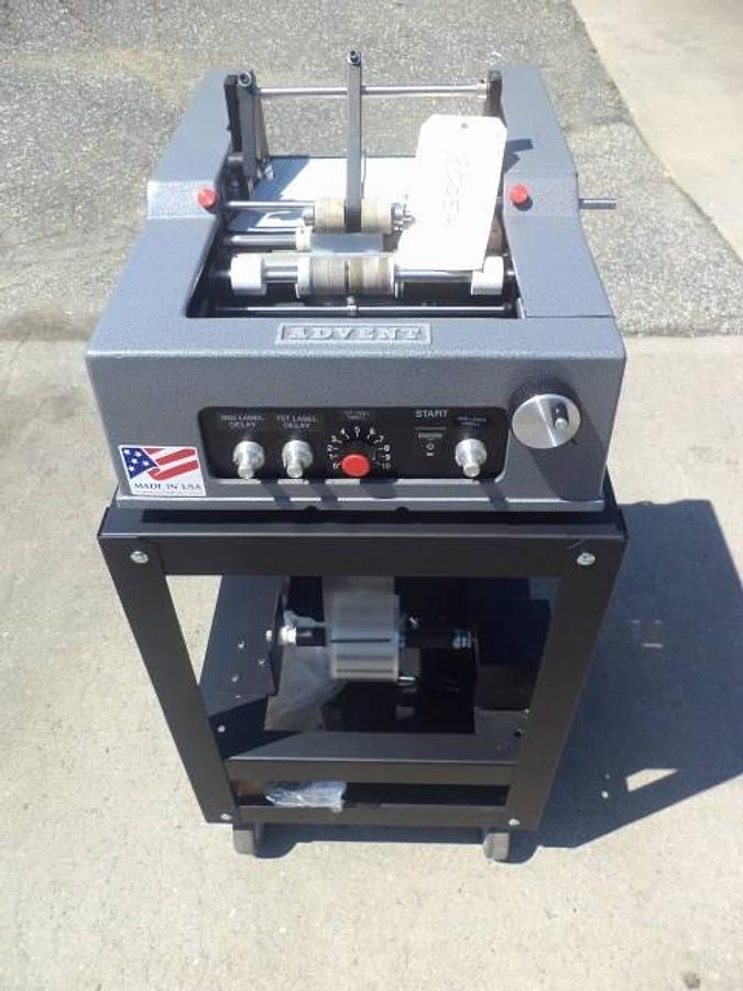 Used Advent 310 Semi-Automatic Pressure Sensitive Labeler, Portable