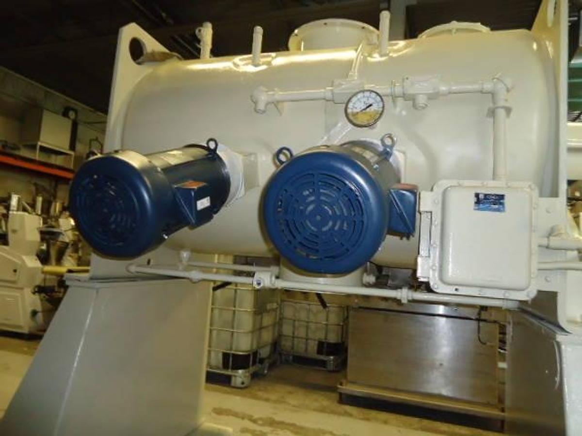Used Littleford Fkm-1200-E Stainless Plow Mixer, 75 Psi Jacket