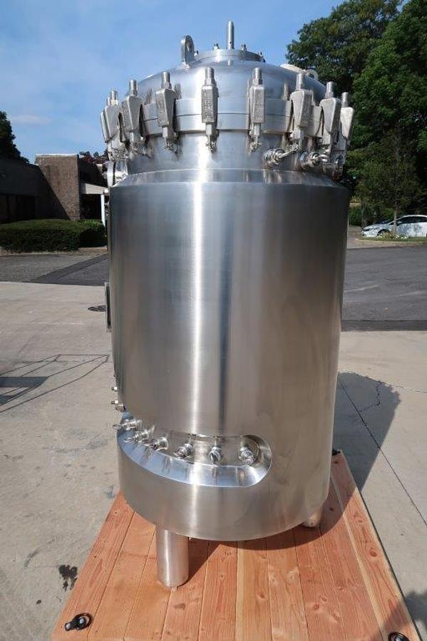 Used 1,000 Liter Allegheny Bradford SS Sanitary Jacketed Pressure Tank/Reactor