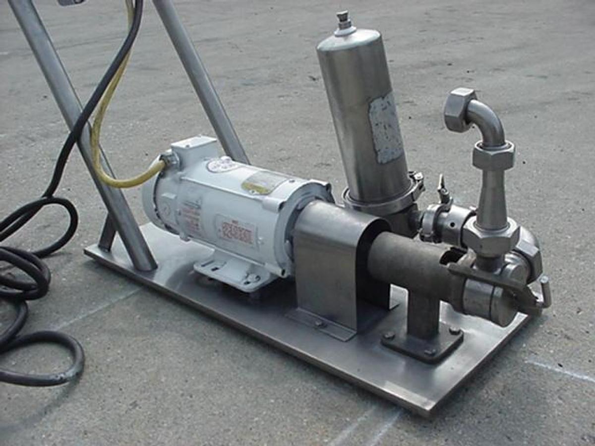 Used Jabsco “Pureflo” Ss Rotary Pump, 1hp