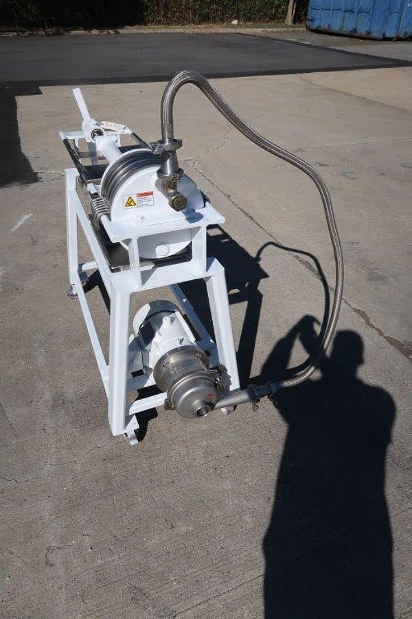 Used Star 12 In. Diameter SS Filter Press, 8 Disc