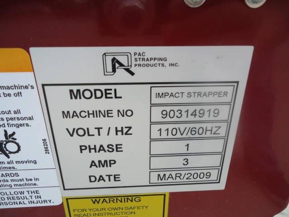 Used Pac Impact Strapper, Portable