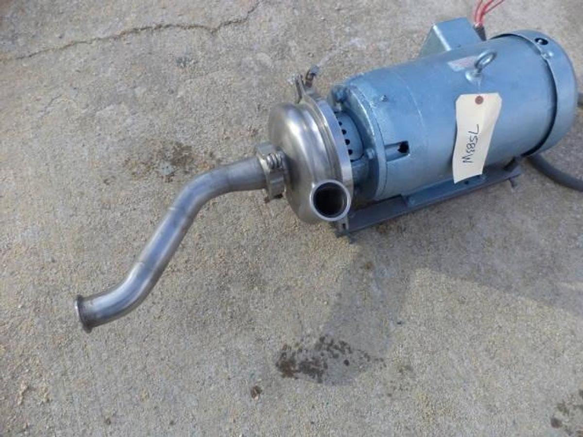 Used Waukesha 2 in. X 2 in. Stainless Steel Sanitary Centrifugal Pump, 15 HP