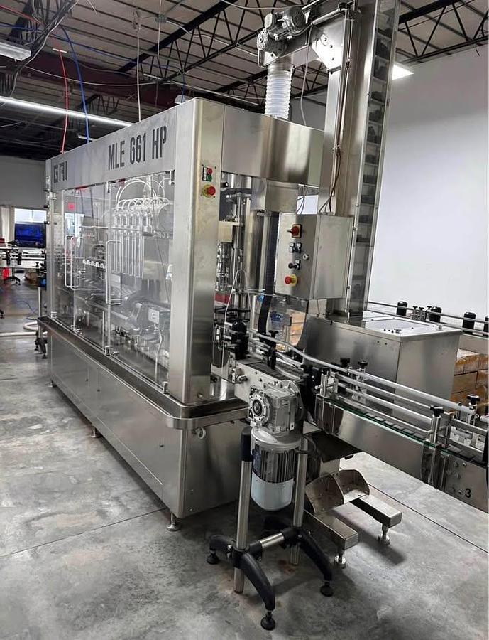 Used GAI Prospero Automatic Monoblock Bottling Line