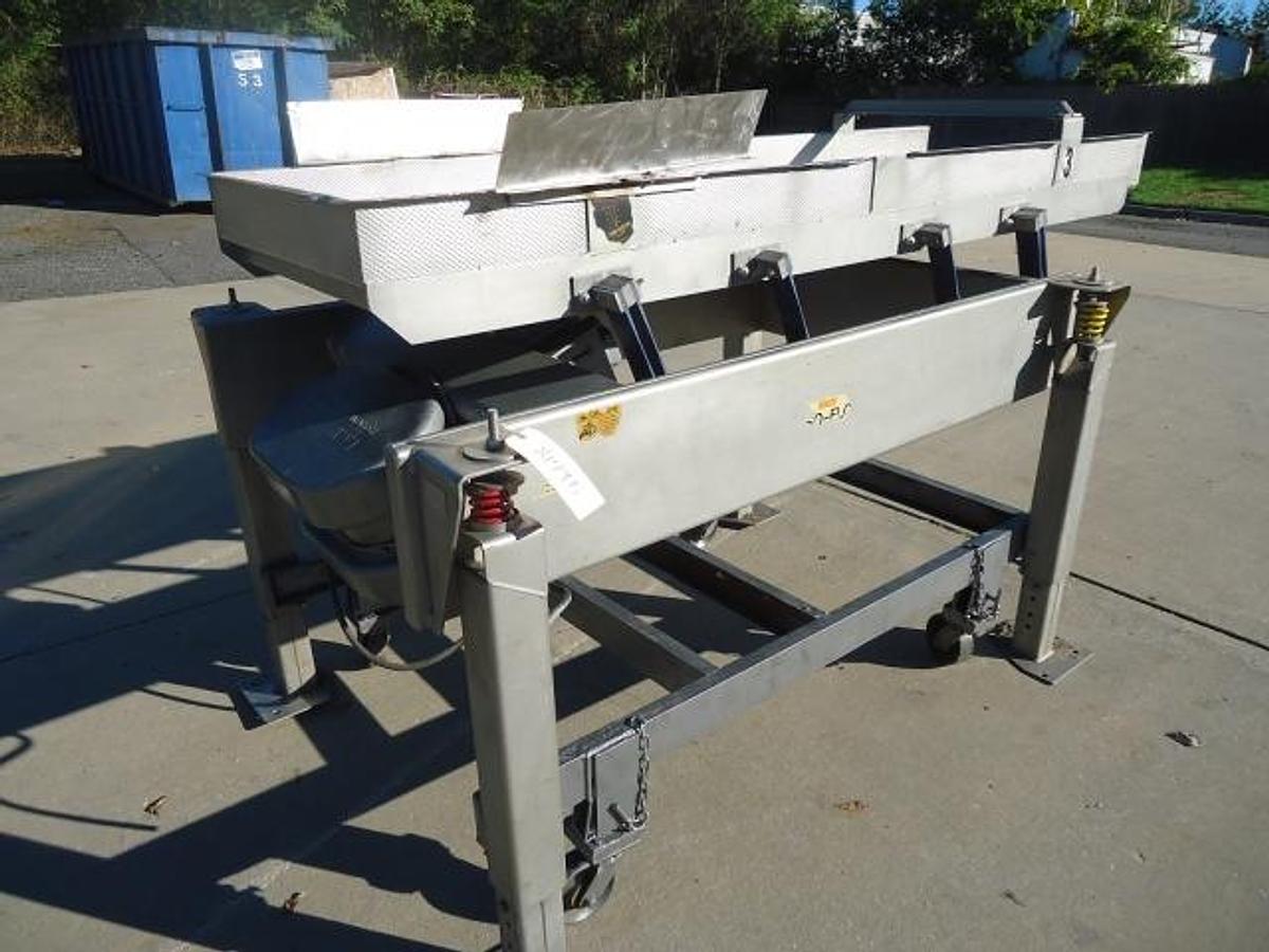 Used Key Technology Iso-Flo Vibratory Shaker/Feeder, Stainless-