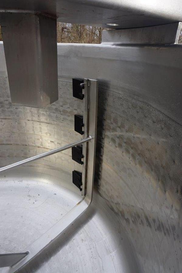 Used 400 Gallon Expert Industries 316 SS Scraper Agitated Kettle/Tank, 45 PSI Jacket