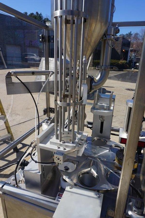 Used World Cup 8-12 Rotary Cup Filler/Sealer, Mfd. 2019