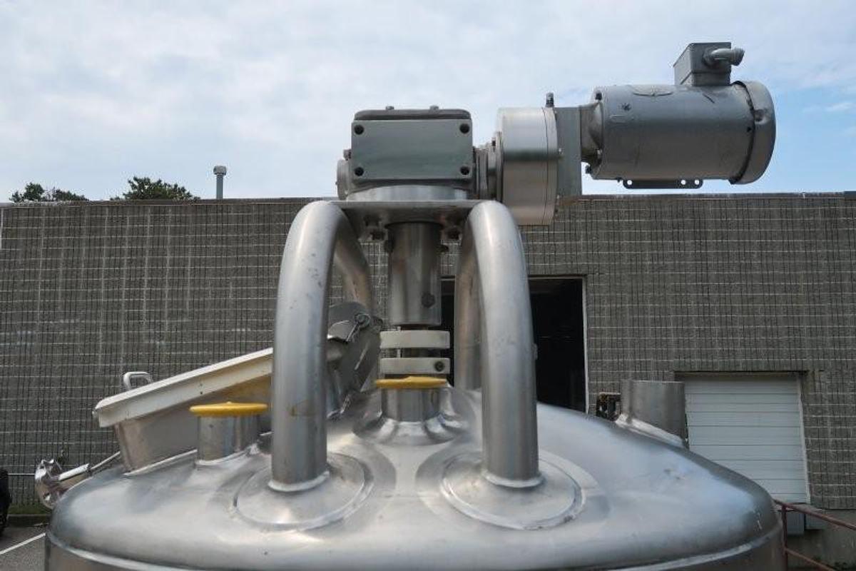 Used Feldmeier 200 Gallon Stainless Steel Jacketed Mix Tank