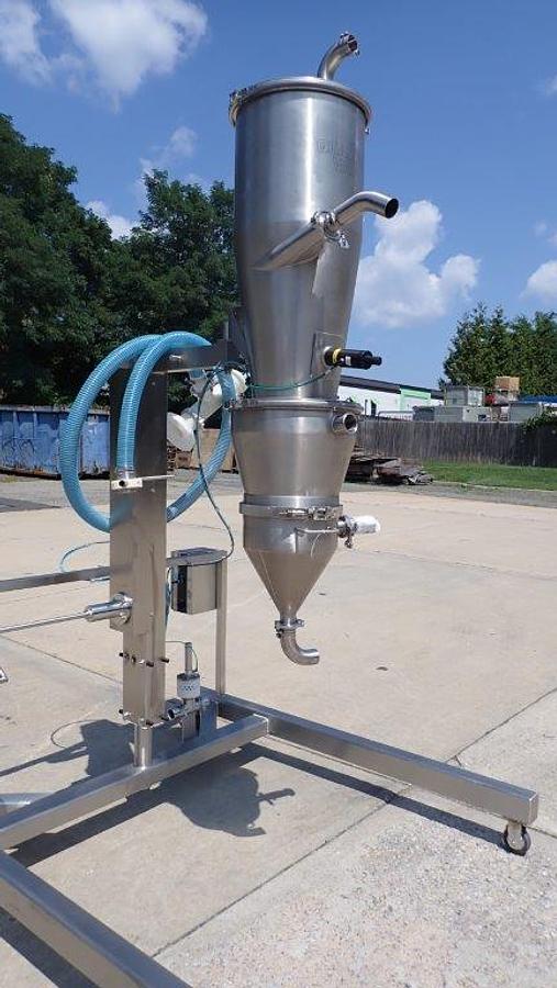 Used Quadro Vac Sanitary Pneumatic Conveyor, Portable
