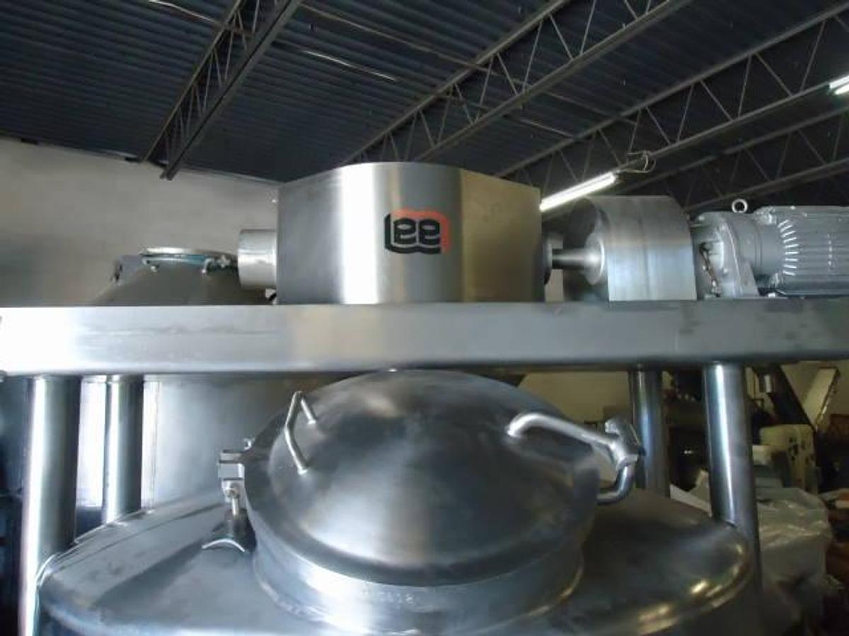 Used 550 Gallon Lee Stainless Double  Motion Mixing Kettle Tank, Jacketed