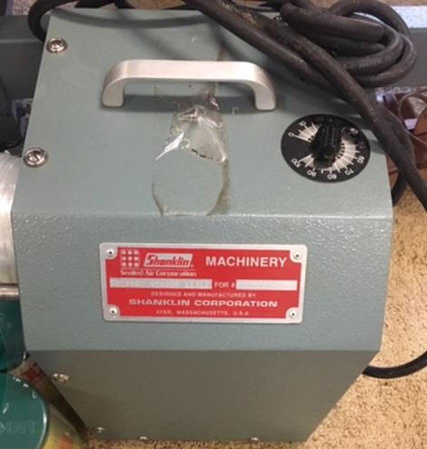 Used Shanklin A26A Sealer with T6H Tunnel and Rewinder