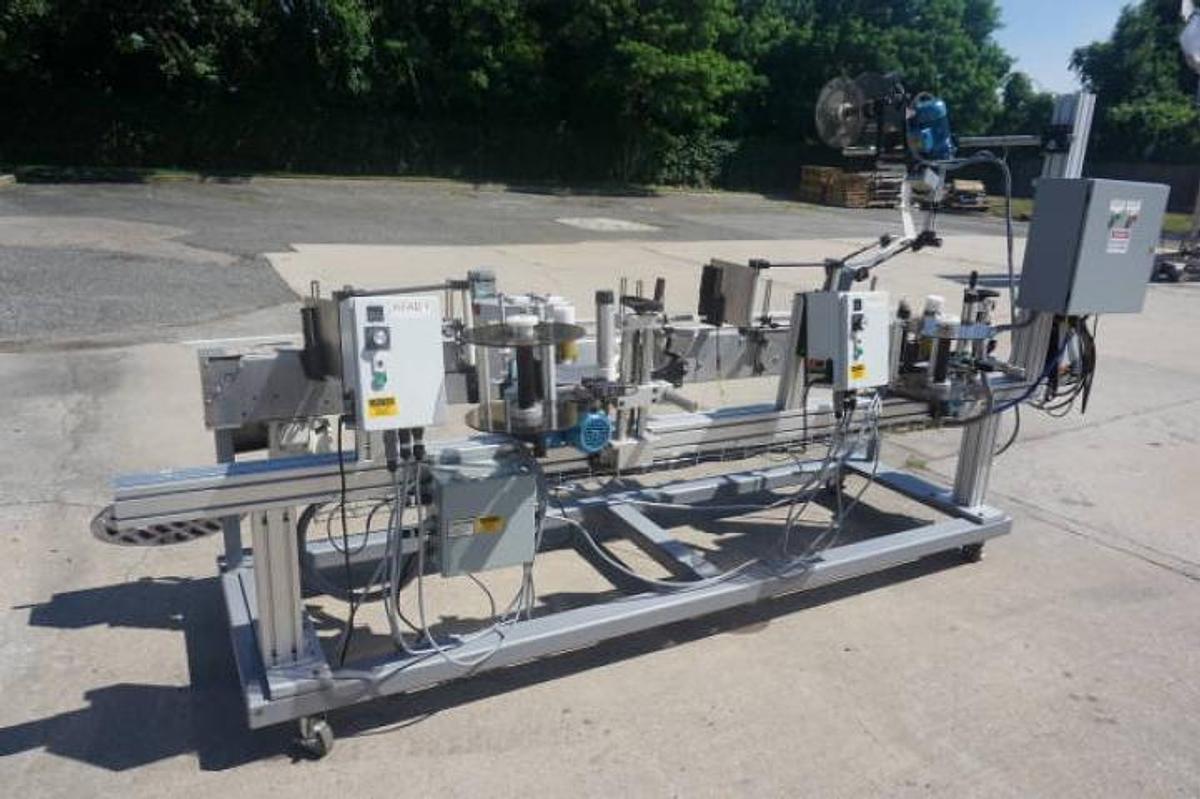 Used Labeling Technologies Three Sided Automatic Pressure Sensitive Labeler