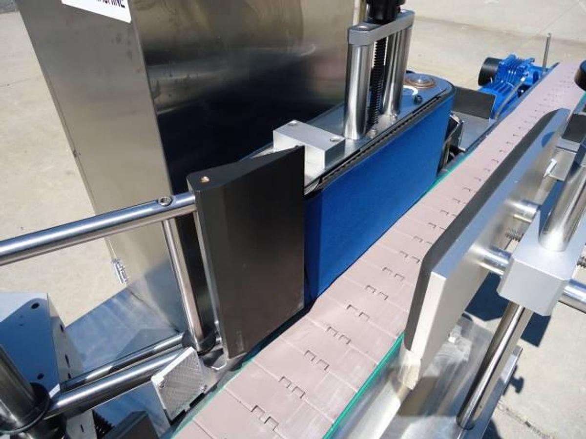 Used Cvc Pressure Sensitive Spot/Wrap Around Labeler, Digital Control Panel