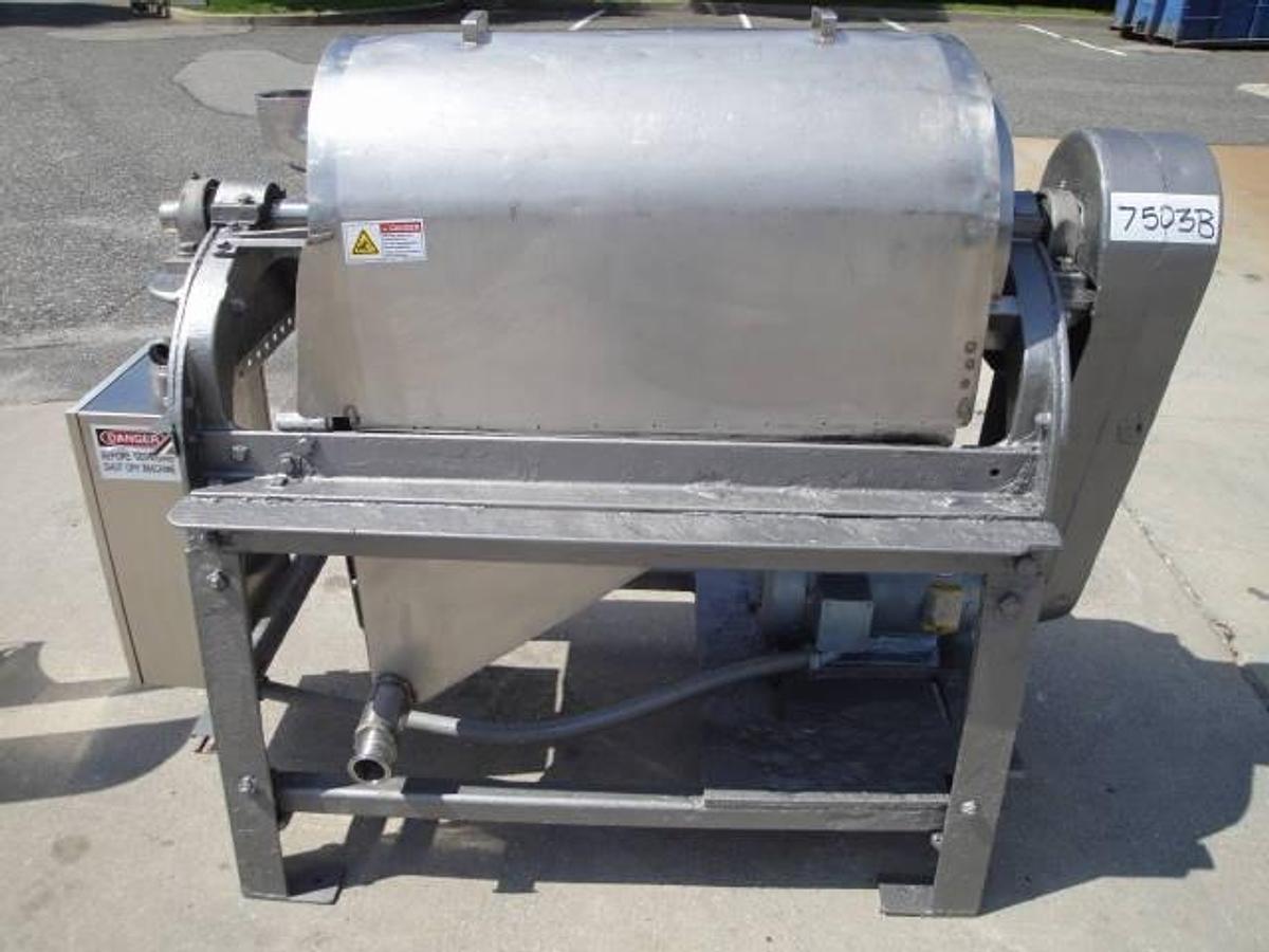 Used Langsenkamp 10 Hp Stainless Steel Pulper-Finisher