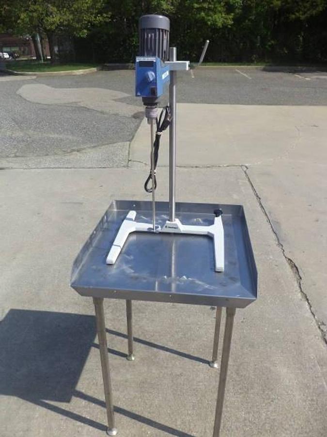 Used IKA tabletop lab high speed homogenizing mixer, RW20D-S1