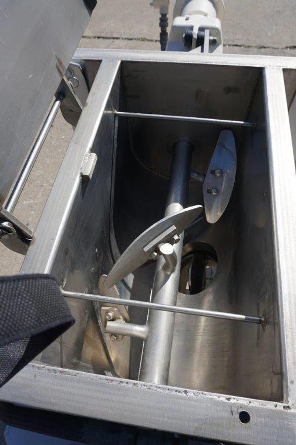 Used Marion 1.5 Cubic Foot Stainless Steel Plow Mixer, Explosion Proof