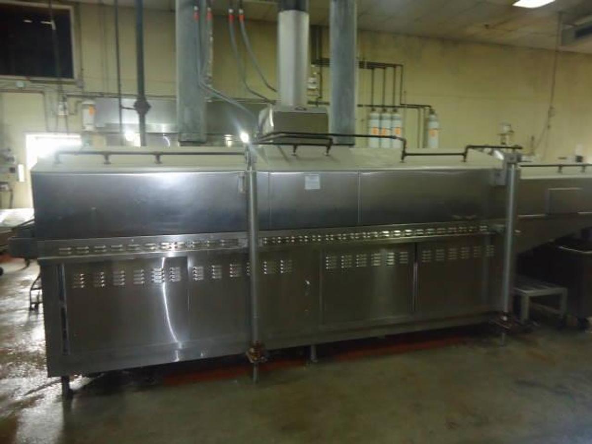 Used Heat And Control/ Mastermatic 34 Inch Wide Stainless Steel Gas Fired Continuous Fryer