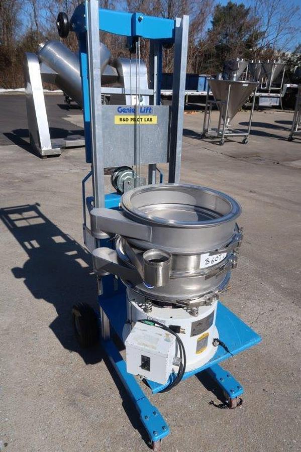 Used Sweco 18 In. Diameter Stainless Steel Two Deck, Portable Separator