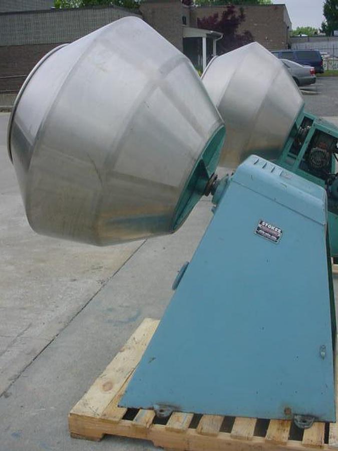 Used STOKES 42″ DIAMETER STAINLESS STEEL COATING PAN, Vari Speed
