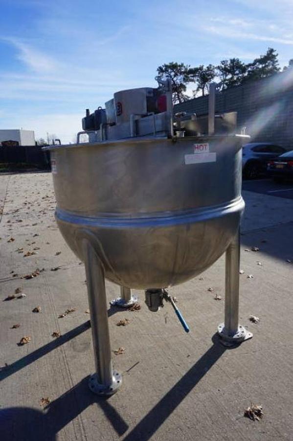 Used 300 Gallon Lee SS Jacketed Double Motion Mixing Kettle