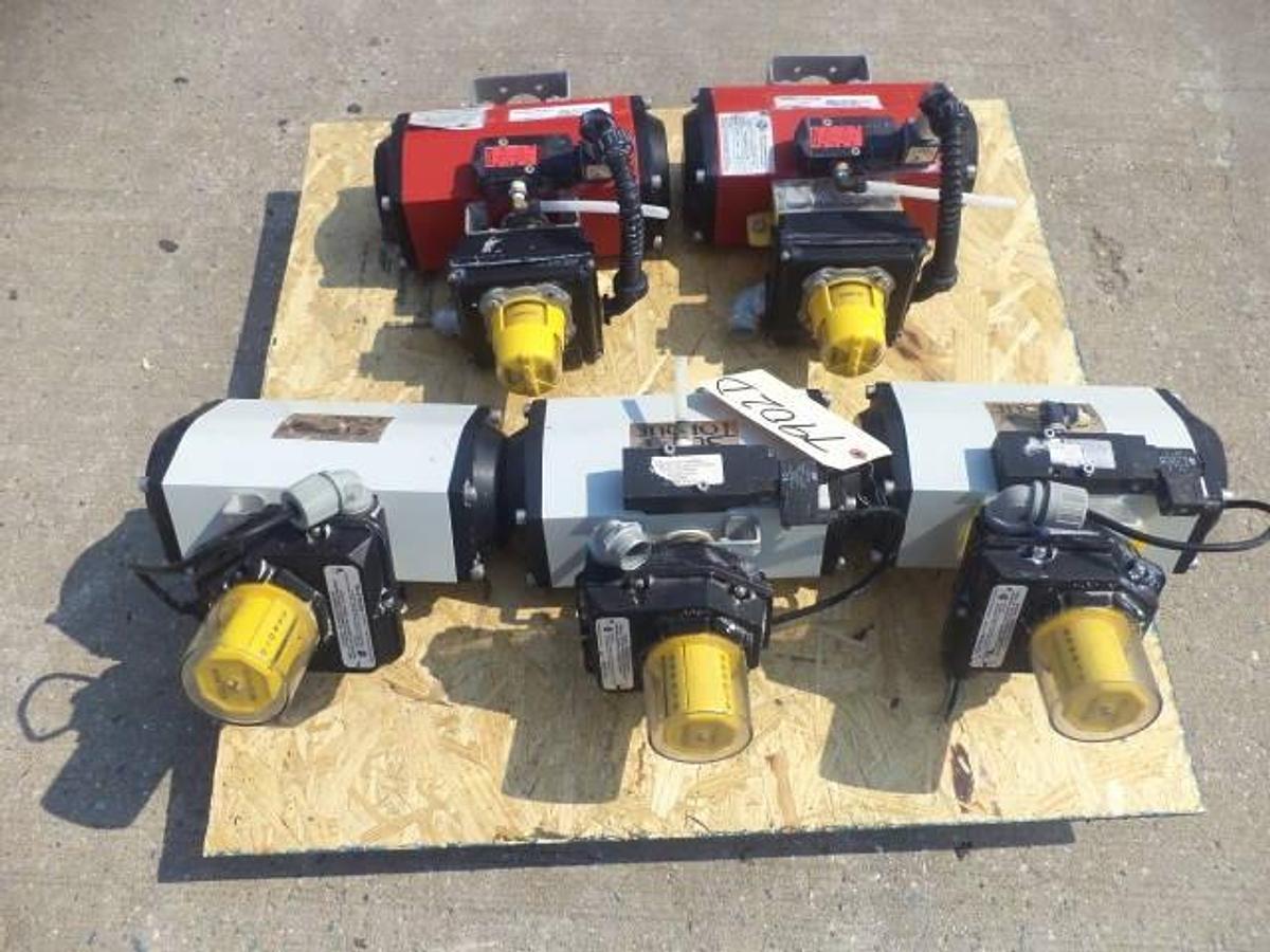Used Set of five sure torque actuators