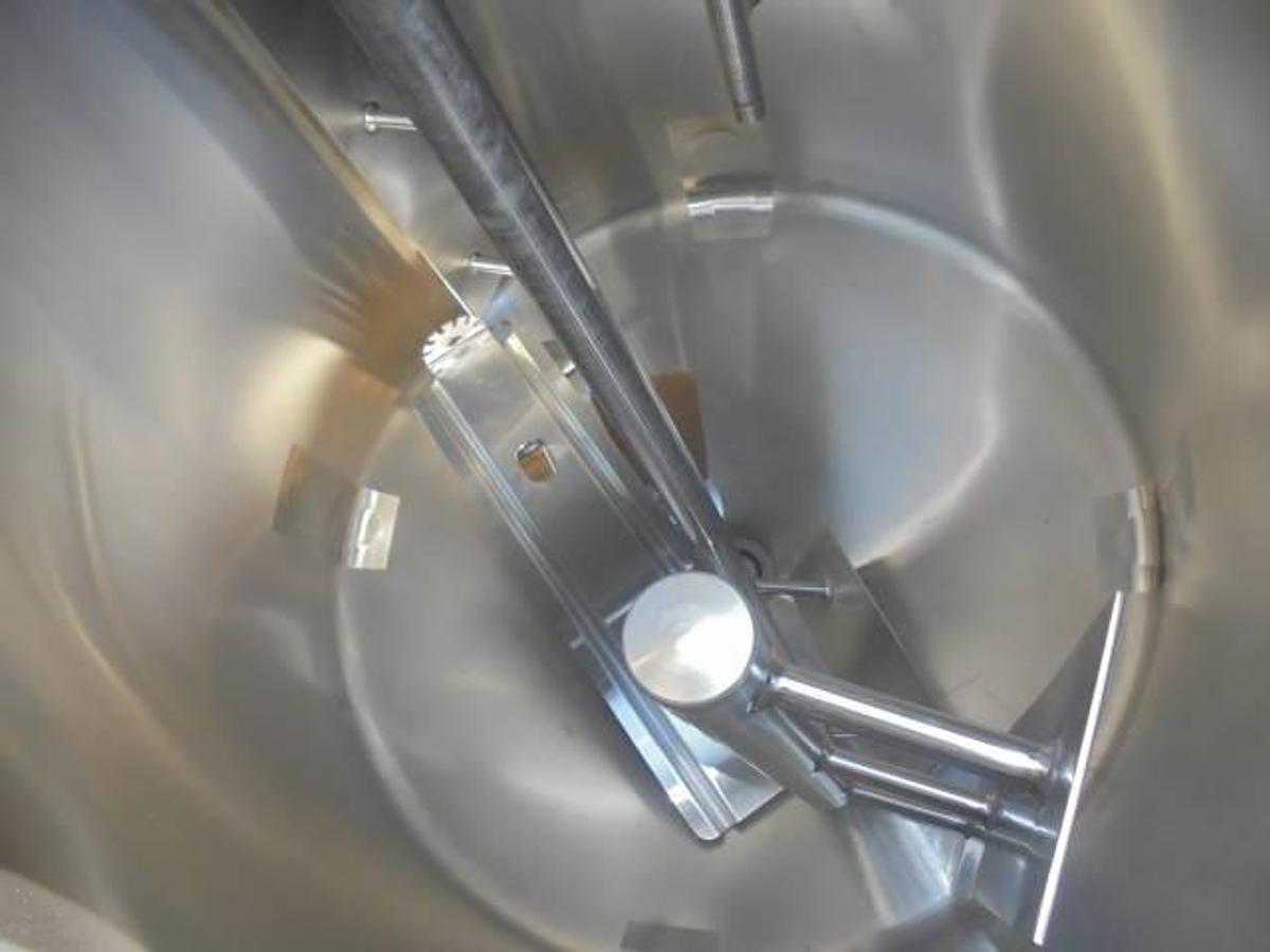 Used 500 Gallon Feldmeier Stainless Sanitary Mix Tanks, Full Sweep (2)