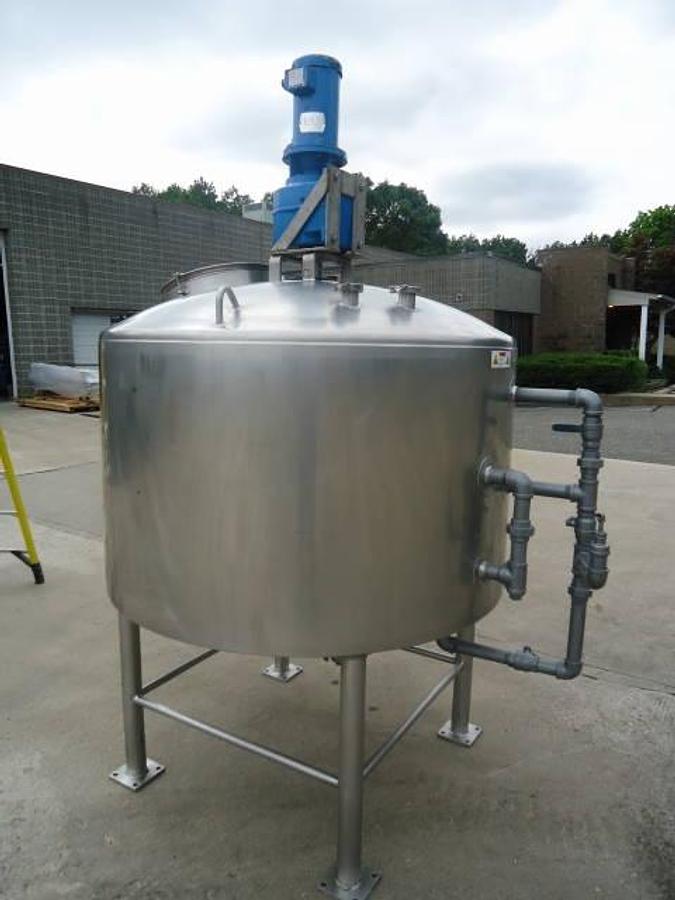 Used 330 Gallon Walker Scraper Agitated Kettle/Tank, 90 PSI Jacket