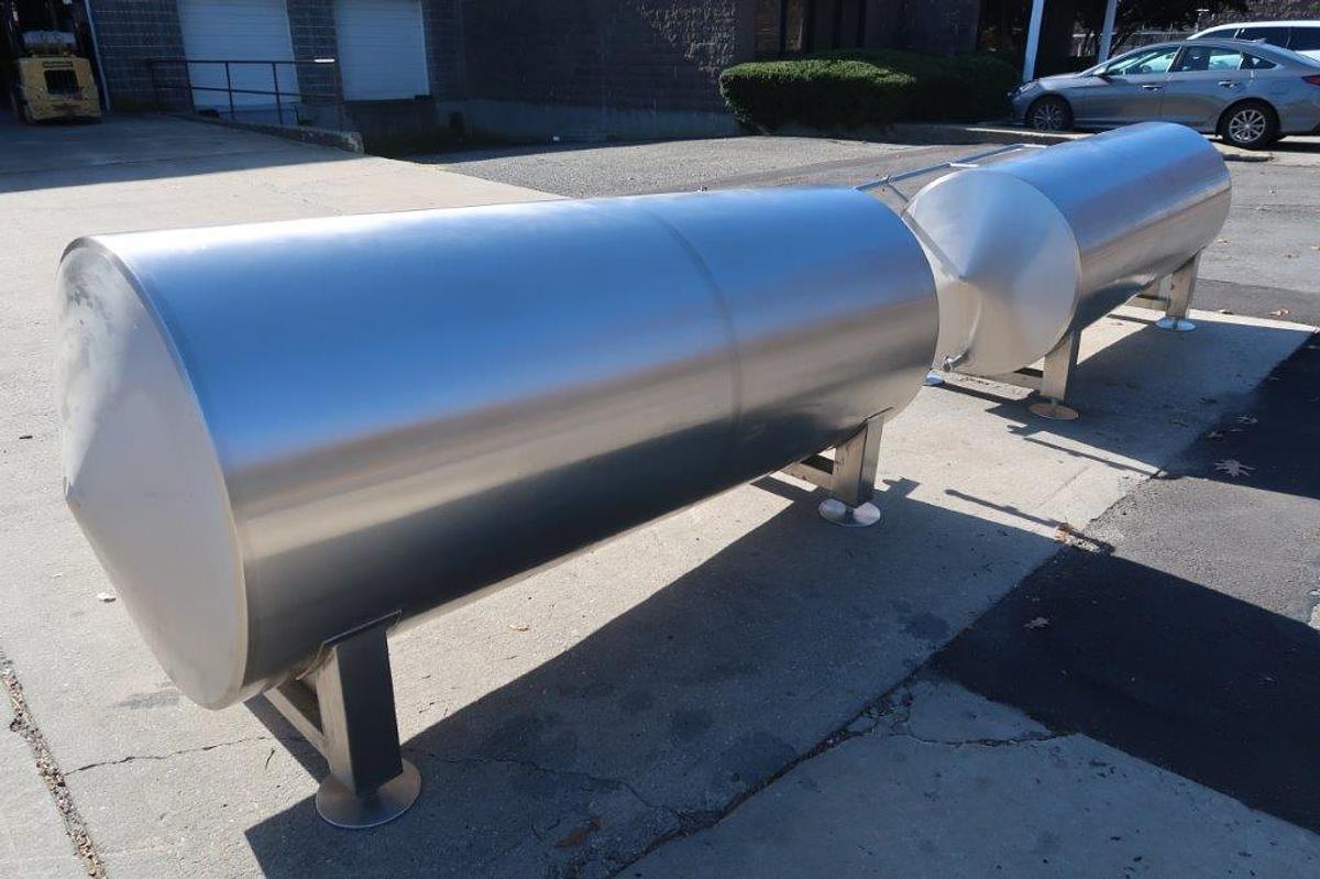Used Premier 5 BBL Stainless Horizontal Jacketed Tanks/Fermenters (2)