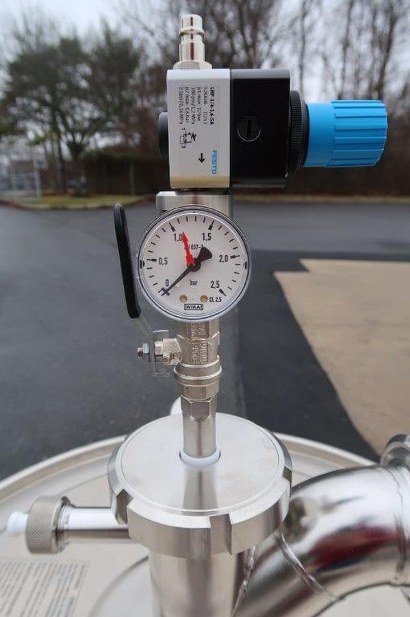 Used Muller “Vispro” Transfer/Drum Emptying System