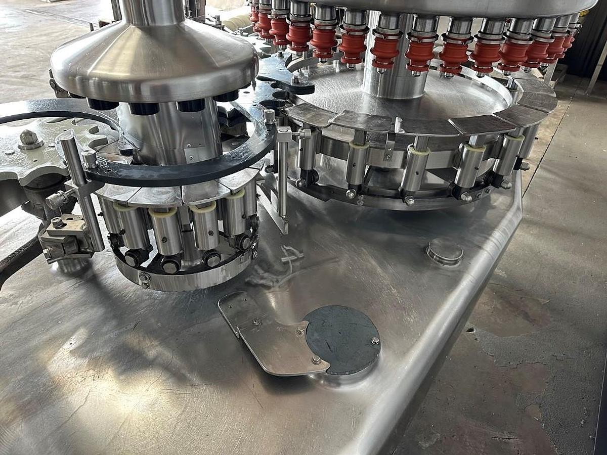 Used Federal 36 Valve Bottle Filler with 12 Head Capper