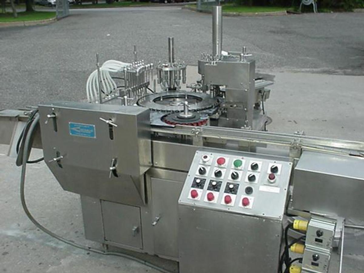 Used Cozzoli Rfpc Mono-Block Filler/Plugger/Screw Capper, Many Extra Features